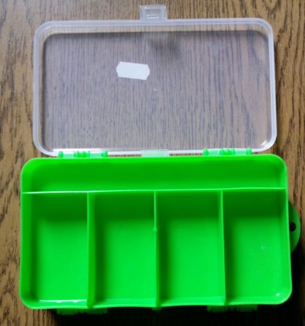 Doppelseitige Raubfisch - Box grün