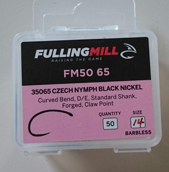 Fulling Mill 5065 Czech Nymph Fliegenhaken 50 Stück
