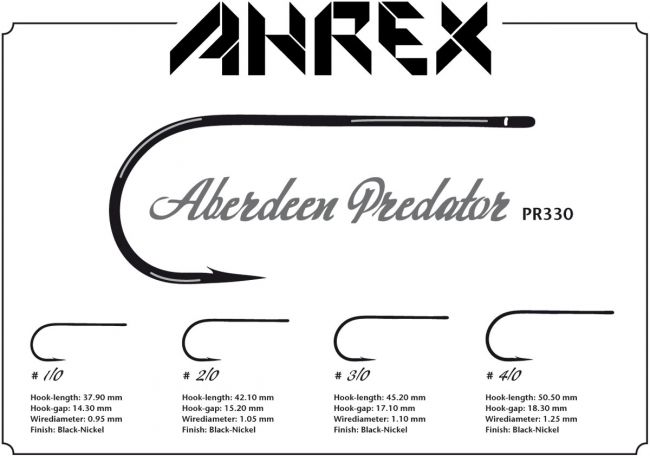 Ahrex Aberdeen Predator PR 330 Fliegenhaken