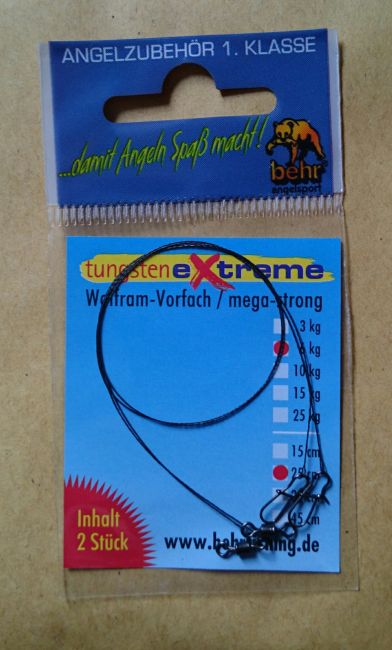 Tungsten extrem Vorfach
