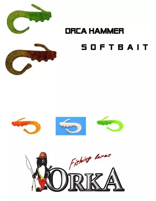 ORKA Hammer Kunstköder in Verschiedenen Farben