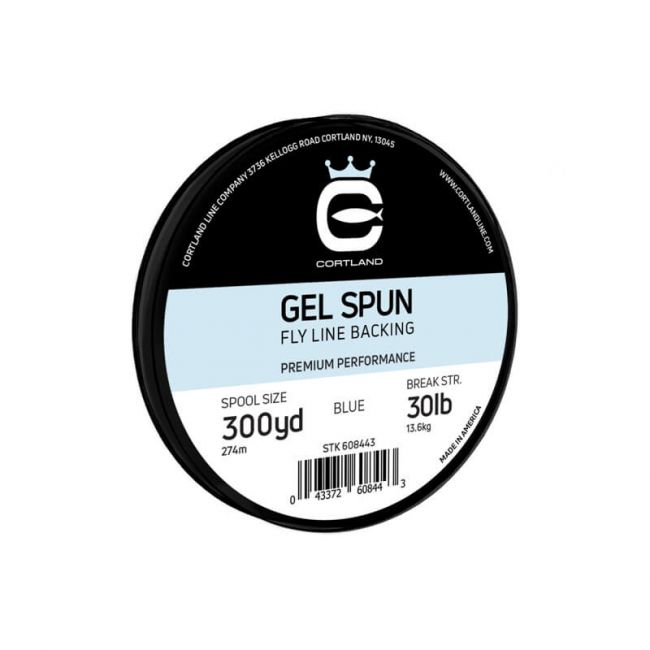 Cortland Gel Spun GSP Backing 300 yds 50lb yellow