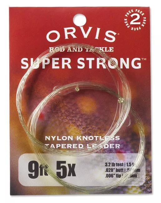 ORVIS Super Strong Nylon Vorfachmaterial 2 Stück