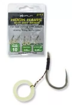 Korum Barbless Hair Rig with Bait Bands