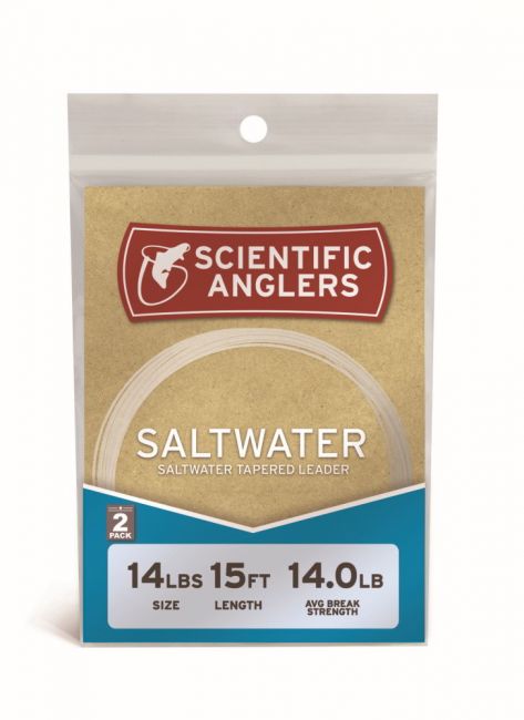 Scientific Anglers Saltwater Leader 15' 2 Stück