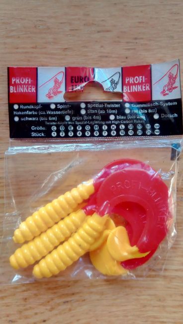 Turbo Tail Gr.DE11cm gelb rot Kunstköder