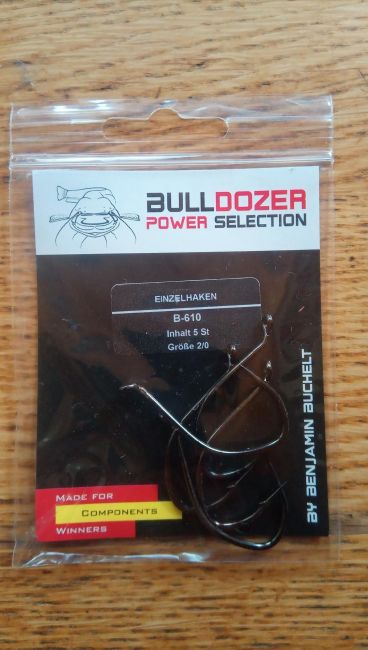 Bulldozer Einzelhaken Gr.2/0 Raubfischhaken