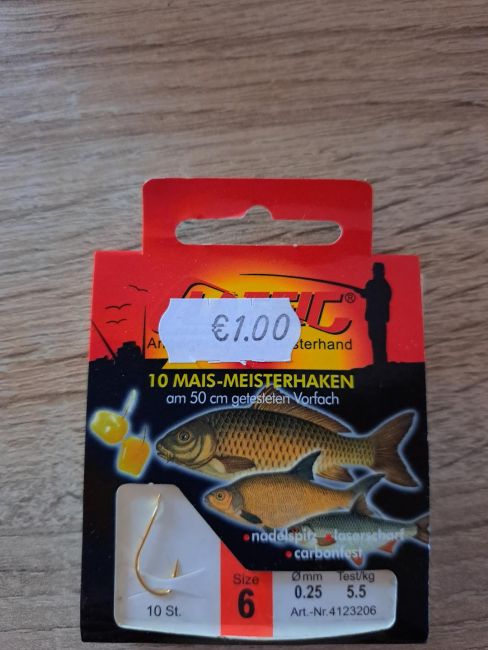 Classic Mais Vorfachhaken Gr.6