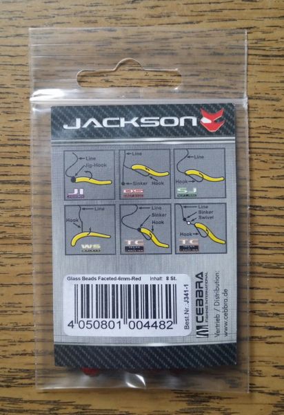 Jackson Faceted 6mm Glass Beads