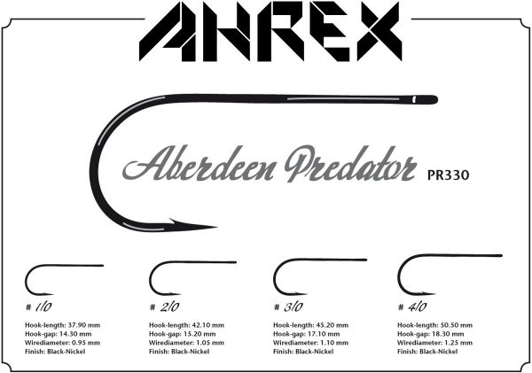Ahrex Aberdeen Predator PR 330 Fliegenhaken