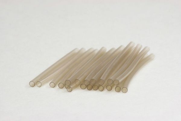 B.Richi Shrink Tube 1,6mm auf 0,8mm Transparent Muddy  Vorfachmaterial
