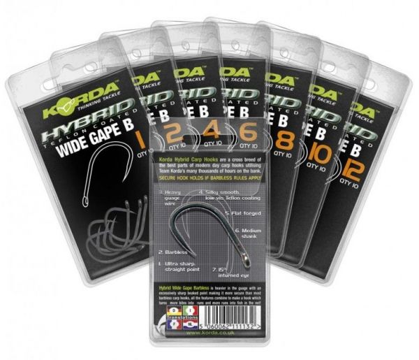 Korda Wide Gape Karpfenhaken