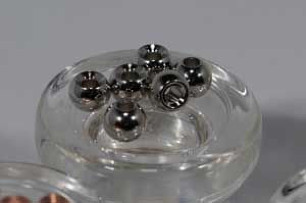 Brass Beads Silber 20Stück