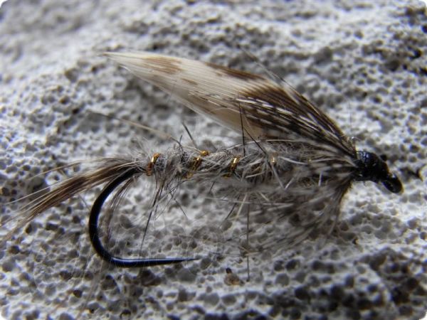 Yangoo Wet March Brown barbless Nassfliege