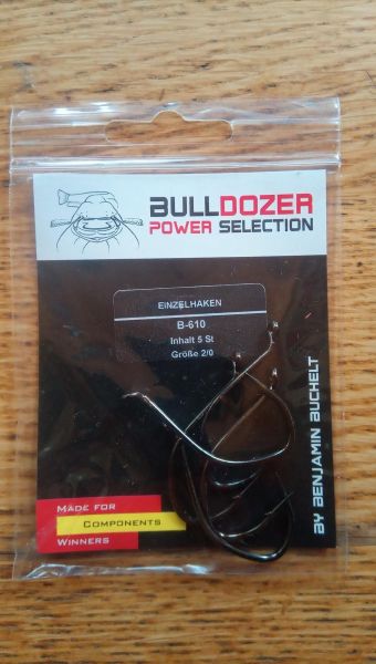 Bulldozer Einzelhaken Gr.2/0 Raubfischhaken